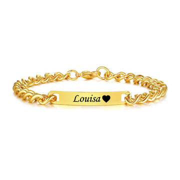 Armband mit Gravur breit