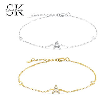Armband mit Buchstabe und Zirkonia