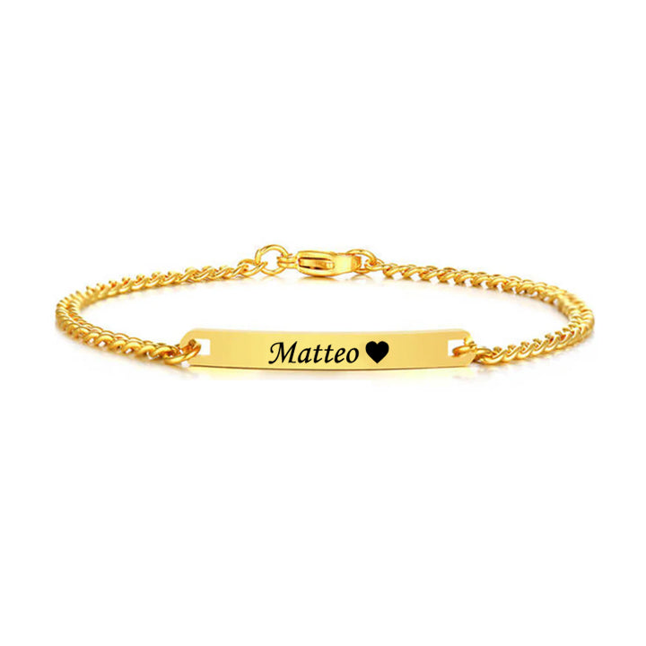 Armband mit Gravur schmal